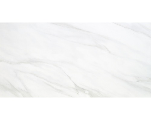 Feinsteinzeug Bodenfliese Calacatta 60,0x120,0 cm weiß glänzend