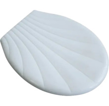 Toilettensitz mit Muscheldesign