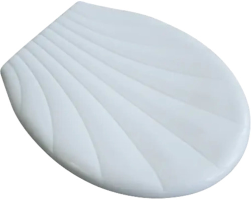 Toilettensitz mit Muscheldesign