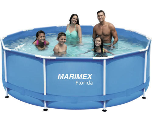 Marimex Florida Frame Pool mit Familie im Wasser