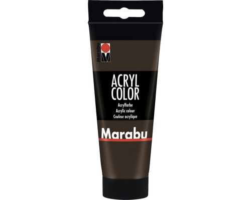 Marabu Künstler- Acrylfarbe Acryl Color 045 dunkelbraun 100 ml