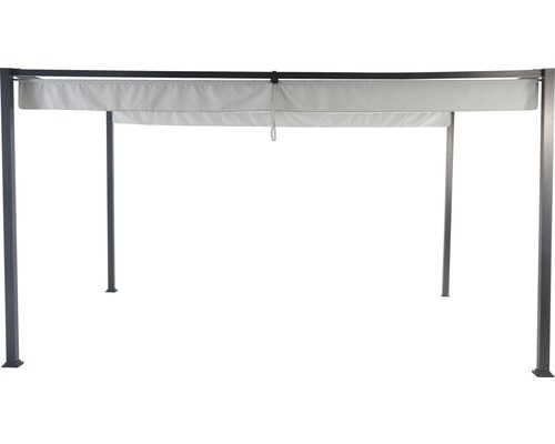 Pavillon mit ausziehbarem Sonnenschutz