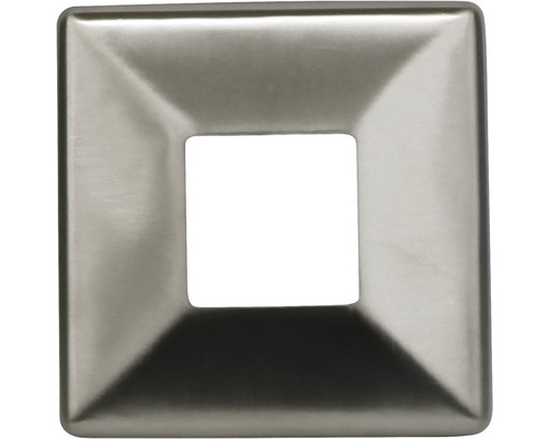 Vierkant-Rosette aus Metall mit quadratischer Öffnung