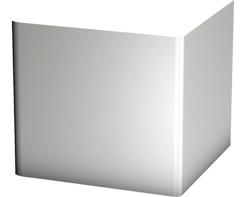 Aluminium Eckschutzwinkel für Wandanschlußleiste, Aluminium silber 50x50x2500 mm