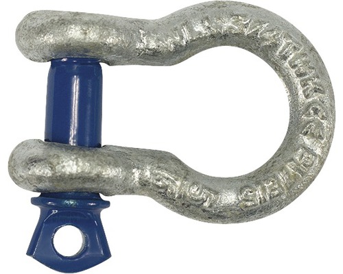 Schäkel aus Metall mit Schraubbolzen