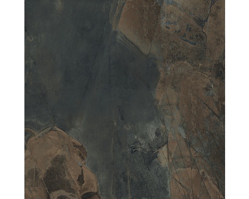 FLAIRSTONE Feinsteinzeug Terrassenplatte Slate multicolor rektifizierte Kante 60 cm x 60 cm x 2 cm Dekorative Fliese mit Steinoptik.