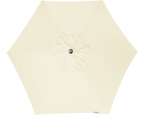 Ansicht eines Sonnenschirms von unten