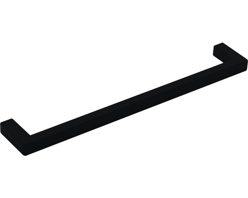 Schwarzer Handtuchhalter im modernen Design