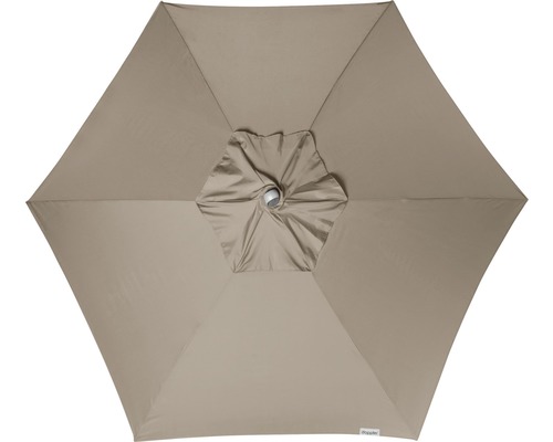 Draufsicht eines rechteckigen Sonnenschirms