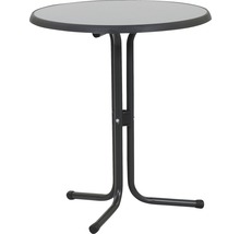 Runder Bistrotisch mit Metallgestell