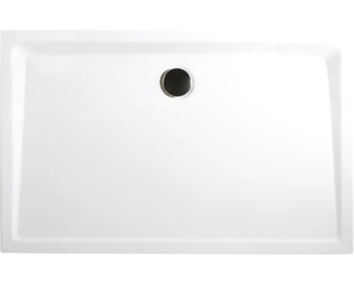 Extraflaches Rechteck-Duschwannen-Set Schulte D207516 75x160x3,5 cm weiß