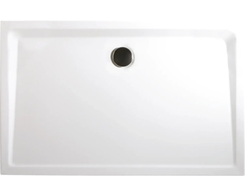 Extraflaches Rechteck-Duschwannen-Set Schulte D208016 80x160x3,5 cm weiß
