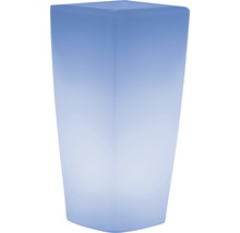 Leuchtender Pflanzkübel für den Garten