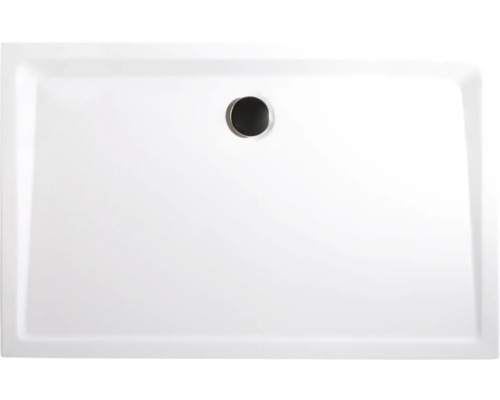 Extraflaches Rechteck-Duschwannen-Set Schulte D208018 80x180x3,5 cm weiß