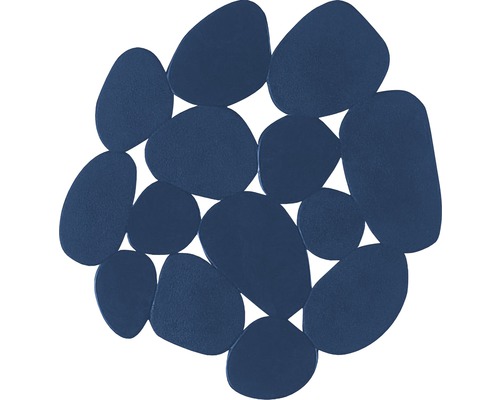 Anti-Rutsch-Sticker Msv Kiesel 12,2x13 cm 4 Stück dunkelblau