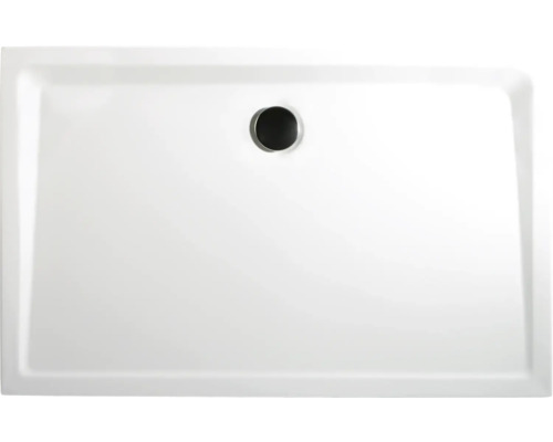 Extraflaches Rechteck-Duschwannen-Set Schulte D212812 80x120x4 cm weiß