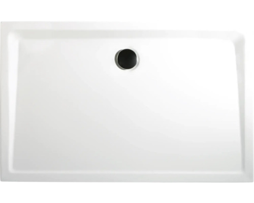 Extraflaches Rechteck-Duschwannen-Set Schulte D212910 90x100x4 cm weiß