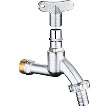 Wasserhahn mit Schlüssel für den Aussenbereich