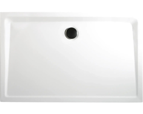 Extraflaches Rechteck-Duschwannen-Set Schulte D212914 90x140x4 cm weiß