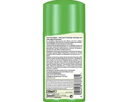 Tetra Pond Algofin gegen Algen in Gartenteichen, 250 Milliliter