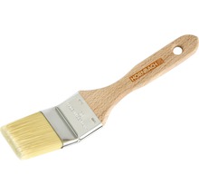 Flächenstreicher mit Holzgriff und hellem Borstenbesatz