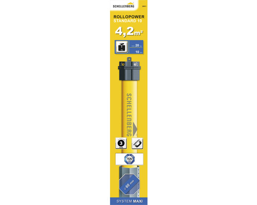 Schellenberg Rollladenmotor RolloPower Standard 10 für maximal 4,2 Quadratmeter Rollladenfläche