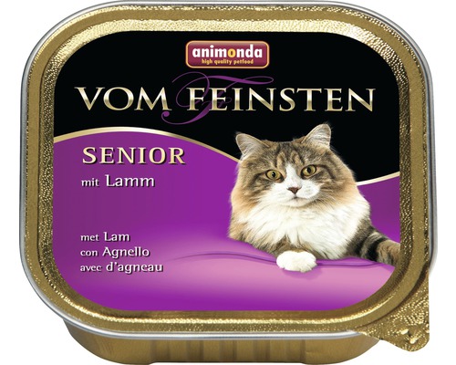 Katzenfutter nass ANIMONDA vom Feinsten Senior mit Lamm 100 g