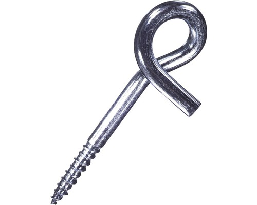 Deckenhaken gewundene Ausführung 10 x 160 mm, 5 Stück Ösenschraube aus Metall