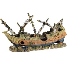 Dekorative Schiffswrack-Figur für Aquarien