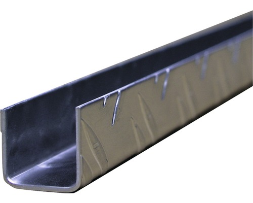 U-Profil Aluminium silber 23,5 x 23,5 , 2 m