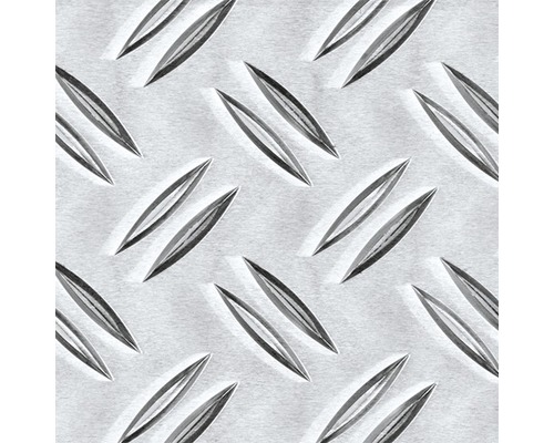 Riffelblech Aluminium 120x1000x1,5 mm Aluminium Riffelblech mit Tränenmuster