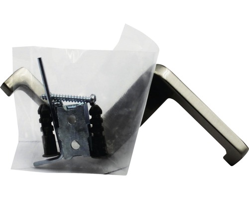 Türdrücker mit Befestigungsmaterial in Kunststoffverpackung