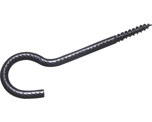 Schraubhaken gebogen vermessingt 5,2x80 mm 100 Stück Schraubhaken gebogen vermessingt 5,2x80 mm 100 Stück