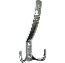Kleiderhaken aus Metall mit zwei Haken zur Wandmontage