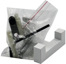Garderobenhaken mit Montagematerial