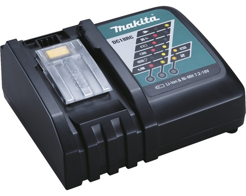 Makita Ladegerät für Lithium Ionen und Nickel Metallhydrid Akkus mit 7.2 bis 18 Volt