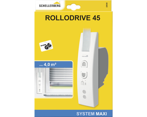 Schellenberg RolloDrive 45 Gurtwickler im Verpackungskarton
