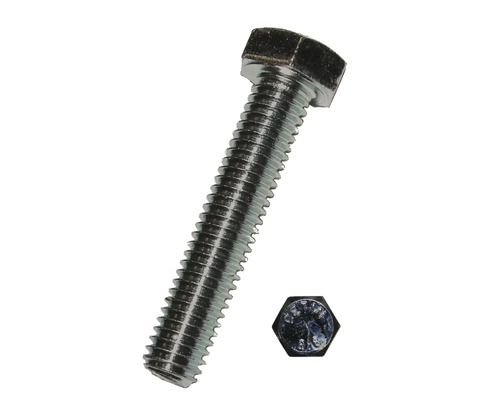 Sechskantschraube o. Schaft 12 x 20 mm, DIN 933 Galv. Verzinkt 100 Stück