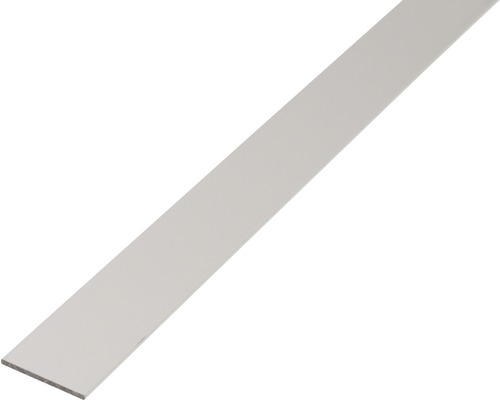 Flachstange Aluminium silber geschliffen 20 x 2 mm, 1 m Metall Flachprofil