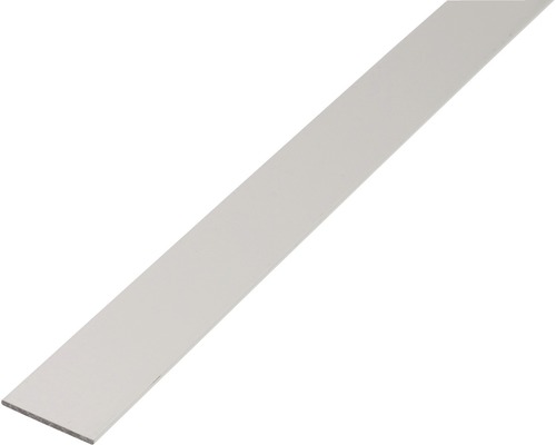 Flachstange Aluminium silber geschliffen 40 x 3 , 1 m Flachstahl