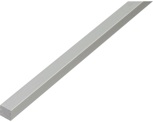 Vierkantstange Aluminium silber 10 x 10 , 1 m