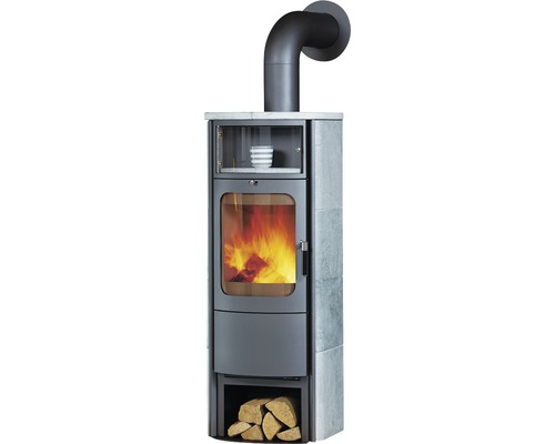 Kaminofen Hark Opera-B Grande Speckstein 7 kW mit Holzfach und Wärmefach-0