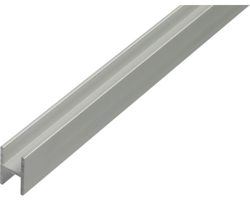H-Profil Aluminium silber 9,1 x 12 x 1,3 mm 1,3 mm , 1 m