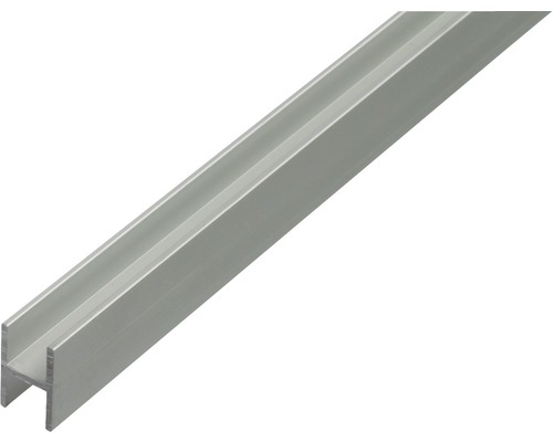 H-Profil Aluminium silber 13,5 x 22 x 1,5 mm 1,5 mm , 2 m