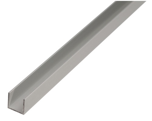 U-Profil Aluminium silber 18 x 20 x 1,3 mm 1,3 mm , 2 m U-Profil aus Metall