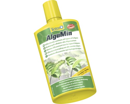 Tetra AlguMin Algenbekämpfungsmittel in gelber Flasche