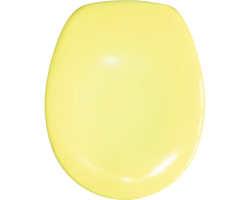 Gelber Toilettendeckel