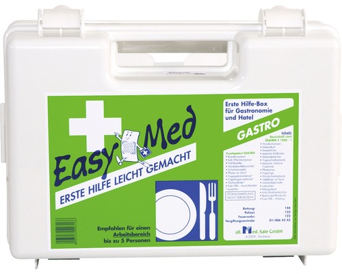 Erste Hilfe Verbandskasten Gastro Type 1 (Arbeitsbereiche bis 5 Personen)