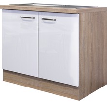 Unterschrank mit zwei Türen und Spüle