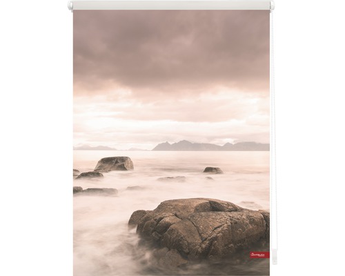 Rollo mit Motivaufnahme einer Küstenlandschaft